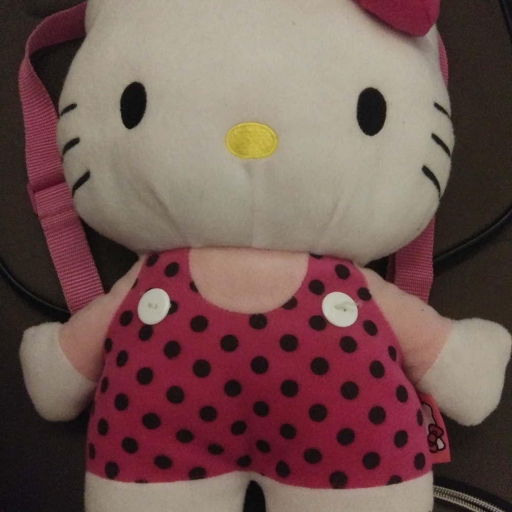 Plush backpack